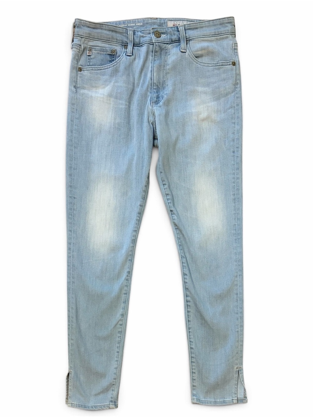 AG Adriano Goldschmied The Farrah Skinny Ankle Split Hem Jeans Women’s Size 29